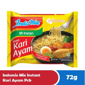 INDOMIE MIE INSTANT KARI AYAM PCK 72g