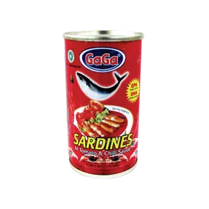 GAGA SARDINES CHILI & TOMATO KLG 155g