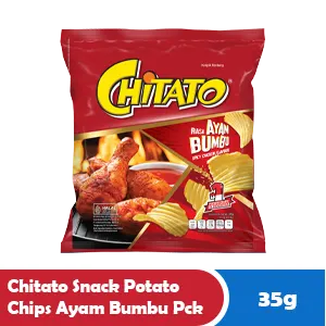 Chitato Snek Kerepek Kentang Ayam Bumbu Paket 35g