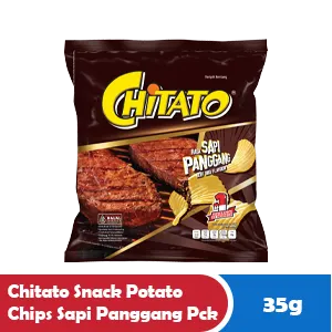 CHITATO SNACK POTATO CHIPS SAPI PANGGANG PCK 35g