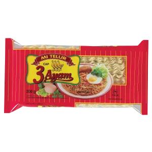 3 AYAM MI TELUR SUPER MERAH PCK 200g