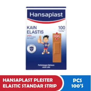 HANSAPLAST PLESTER ELASTIC STANDAR STRIP PCS 100'S