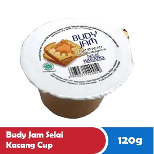 BUDY JAM SELAI KACANG CUP 120g