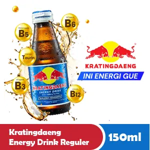 KRATINGDAENG ENERGY DRINK REGULER BOTOL 150mL
