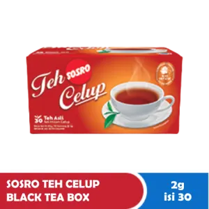 SOSRO TEH CELUP BLACK TEA BOX 30X2g