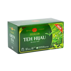 KEPALA DJENGGOT TEH CELUP 25'S GREEN TEA PCK 50g