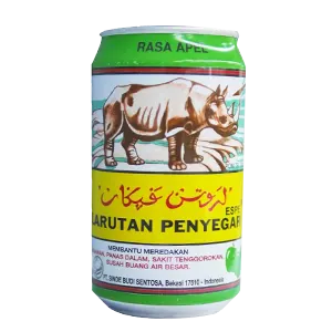 Cap Badak Larutan Penyegar Epal Tin 320mL