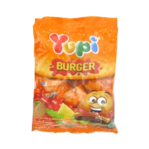 Yupi Gula-gula Gummy Mini Burger Paket 105g