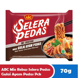 ABC MIE REBUS SELERA PEDAS GULAI AYM.PEDAS PCK 70g
