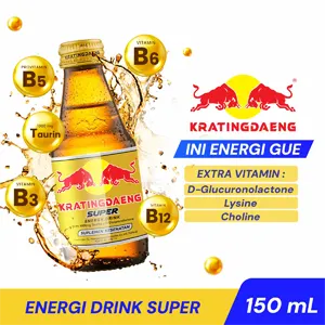 KRATINGDAENG ENERGY DRINK SUPER BTL 150mL