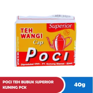 Poci Teh Serbuk Superior Kuning Peket 40g