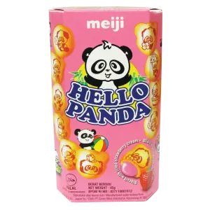 Meiji Biskut Hello Panda Strawberi Kotak 42g