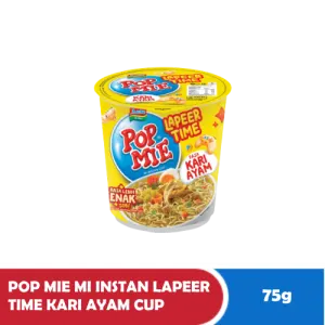 POP MIE Mi Segera Lapeer Time Kari Ayam Cawan 75g