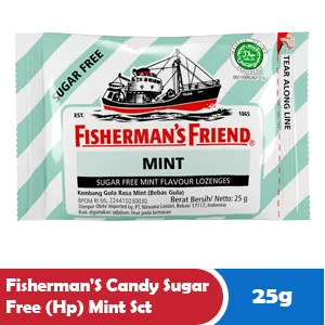 Fisherman's Gula-gula Bebas Gula (HP) Pudina Uncang 25g