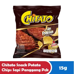 CHITATO SNACK POTATO CHIPS SAPI PANGGANG PCK 15g