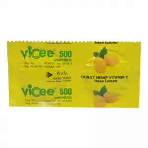 VICEE VITAMIN C 2'S LEMON STR