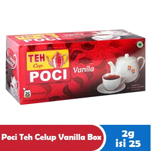 POCI Teh Celup Vanila Kotak 25X2g