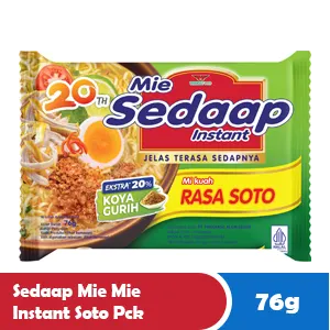 SEDAAP MIE Mi Segera Soto Paket 76g