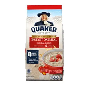 Quaker Oatmeal Instant (Isi Semula) Merah Peket 800 g