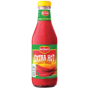 DELMONTE CHILLI SAUCE EXTRA HOT BTL 340/330mL