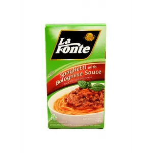 LA FONTE SPAGHETTI INSTANT SAUS BOLOGNESE BOX 117g