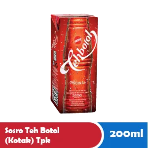 SOSRO Teh Botol (Kotak) Tetra Pak 200mL
