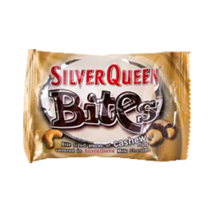 SILVER QUEEN CHOCOLATE BITES CASHEW NUT PCK 30g
