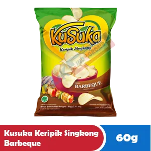 KUSUKA Keripik Singkong Barbeku Paket 60g