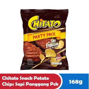 CHITATO SNACK POTATO CHIPS SAPI PANGGANG PCK 168g