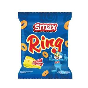 SMAX Snek Cincin Perisa Keju Paket 40g