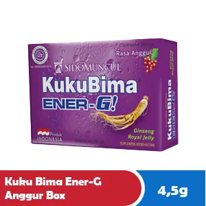 SIDO MUNCUL MINUMAN SUPL.KUKU BIMA ENER-G ANGGUR BOX 6X4.5g