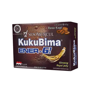SIDO MUNCUL MINUMAN SUPL.KUKU BIMA ENER-G! KOPI BOX 6X4.5g