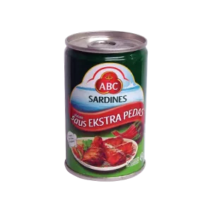 ABC Sardin Extra Pedas Tin 155g