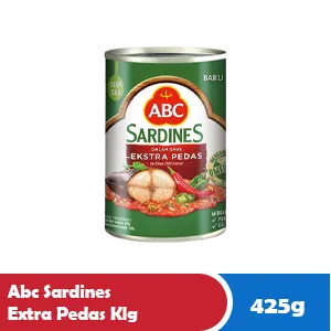 ABC Sardin Extra Pedas Tin 425g
