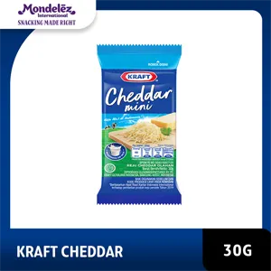 KRAFT Keju Cheddar Diproses Paket 35/30g