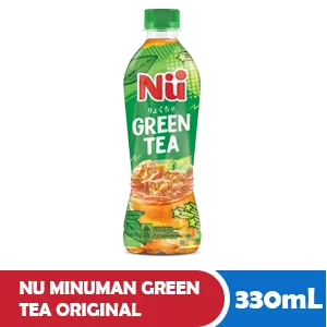NU MINUMAN GREEN TEA ORIGINAL BTL 330mL