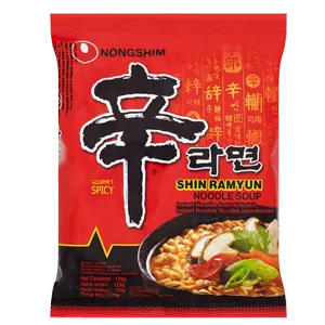 NONG SHIM MI SEGERA SHIN RAMYUN SPICY MUSHROOM PCK 120g