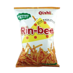 Rin-Bee Snek Stick Keju Paket 60g