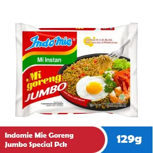 INDOMIE MIE GORENG JUMBO SPECIAL PCK 129g
