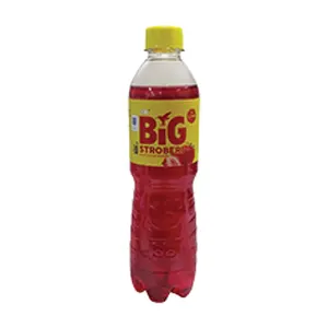 Big Soft Drink Strawberi Botol 400mL