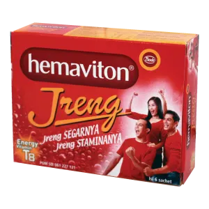 HEMAVITON MINUMAN SUPLEMEN JRENG T8 BOX 6X4g