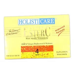 HOLISTICARE VITAMIN SUPER ESTER C 4'S STR