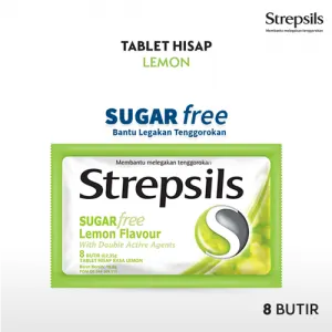 STREPSILS SUGAR FREE CANDY 6'S / 8'S LEMON & HERB PCK