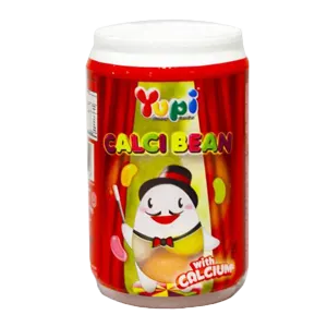 YUPI CANDY GUMMY CALCI BEAN BTL 70g