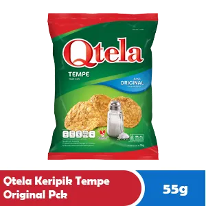 Qtela Keripik Tempe Original Paket 55g