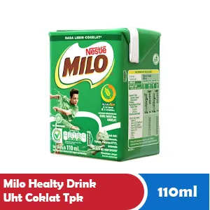 Milo Minuman Kesihatan UHT Coklat Kotak 110mL