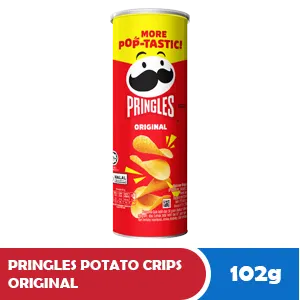PRINGLES POTATO CRISPS ORIGINAL KLG 102g