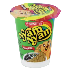 Arnott's Biskut Nyam-Nyam Fantasy Stick Sparkling Choco Cawan 22.5g