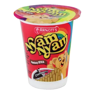 Arnott's Biskut Nyam Nyam Fantasy Stick Choco Berry Cawan 25g
