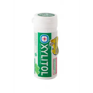 Lotte Gula-gula Getah Bebas Gula Xylitol Limau Nipis Mint Botol 26.1g